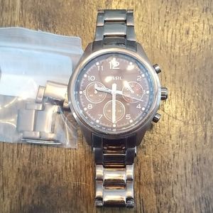 Bronze Fossil Watch Unisex